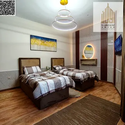 Furnished hotel apartment for sale, suitable for living or investment.