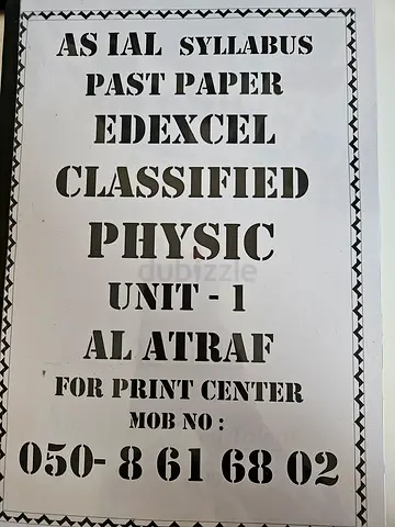 Physics AS LEVEL Edexcel unit 1 Classified questions