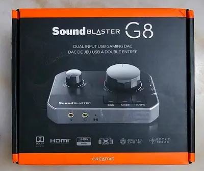 Sound Blaster G8 DAC Headphone Amplifier