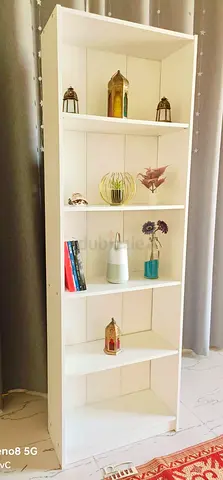 White IKEA GERSBY
5-Shelf Bookcase, white
60x180Cm, 5-Shelf / Display Unit - Good Condition