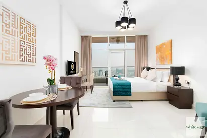 High-Floor Studio with Balcony | 31st Floor at DAMAC Ghalia | Fully Furnished | Skyline Views | Pri