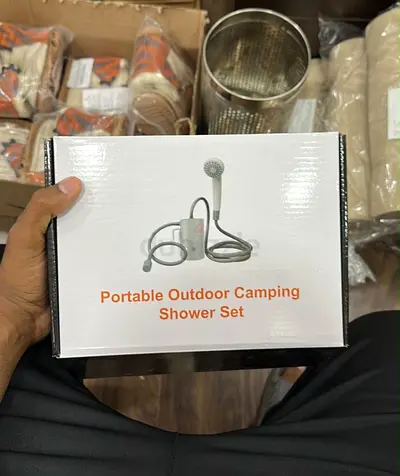 Portable Outdoor Camping Shower Set - New in Box