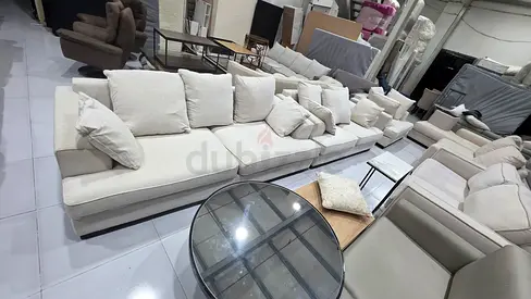 The one Kingston Six seater sofa set beige