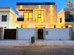Ready to move in, no fees | Own a luxury villa with a pool in Al Zahia, Ajman | 5 master bedrooms (G