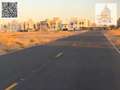 Residential land for sale in Helio Center, third plot from the main street