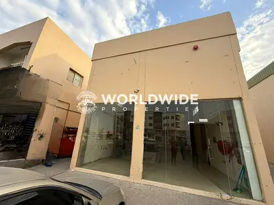 Main Road Facing Showroom for Rent | Al Jurf Industrial 2 | 450 Sqft | 100K
