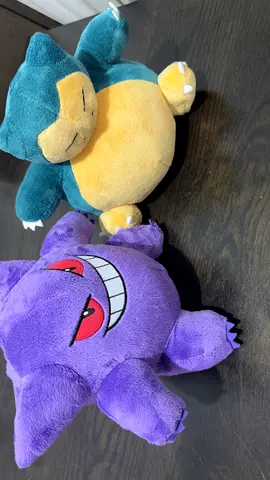 snorlax and gangar plushy