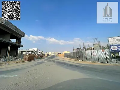 Residential investment land for sale in Al Bahia, Ajman. The land is located in the Al Bahia Hills project. The land area is 280 square meters (3014