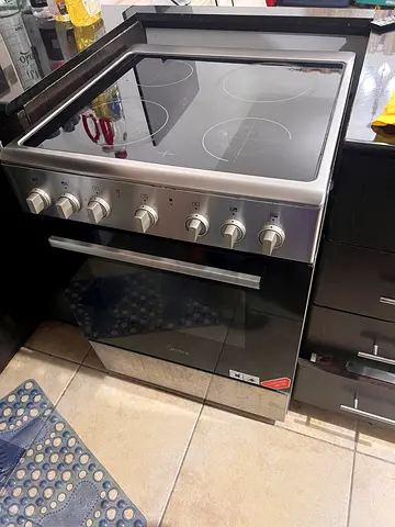 4 Cooking zone Ceramic Cooker 60 X 60 cm, Full Safety, Silver, 1 Year Warranty VC6814 Silver