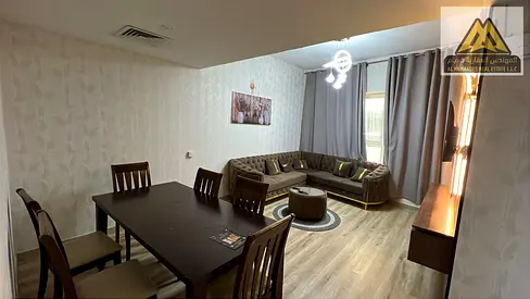 for sale in Garden City Towers, Al Hamidiya. This fully furnished unit is an excellent choice for investors seeking immediate rental returns or for pe