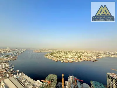 Annual Rent in Al Waha Towers, Ajman - Full Sea View and Luxurious Finishes