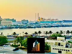 SEA VIEW OFFER PRICE 1BHK WITH CENTRAL AC AND CLOSED HALL NEAR TO CORNICH