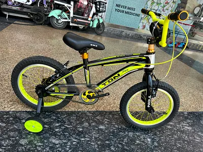 Kids 16-inch BMX Style Bicycle with Training Wheels - Good Condition
