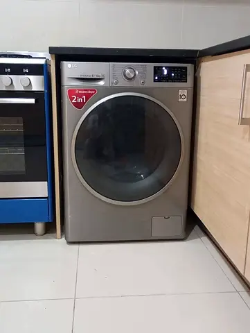 Lg 8 kg washer and 5 kg dryer new model slightly used
