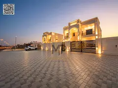 Luxury villa in Al Raqaib | Ajman 5 master bedrooms – Land area 6,000 sq ft – Prime location in