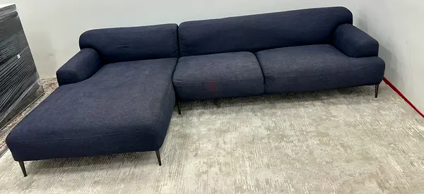 As like new condition the loom collection lshape sofa