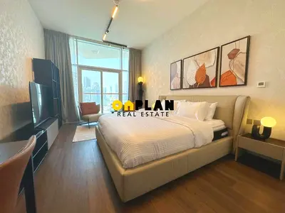Fascinating Furnished Studio I Canal & Burj View I Immediate Move‑In