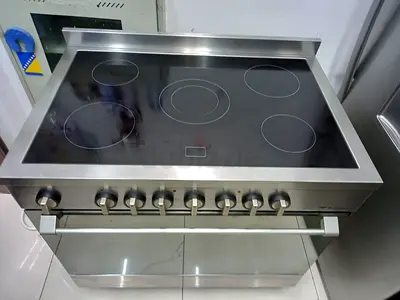 Bompani latest model electric ceramic 5 hobs stove oven fan cooking range 90x60 free delivery cheap