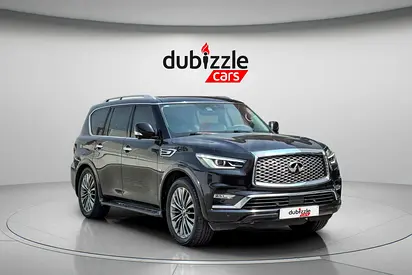 AED 1672/month | 2020 Infiniti QX80 | GCC Specs | Ref#487672