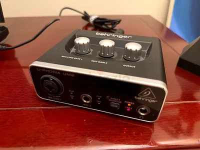 Behringer U-Phoria UM2 USB Audio Interface - Good Working Condition