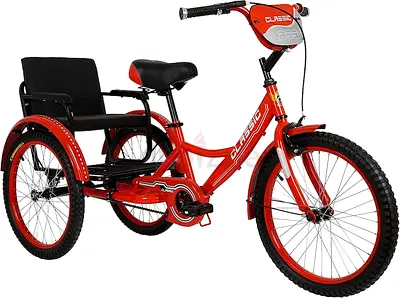 Childrens Tricycle With Padded kids Back Seat size 16