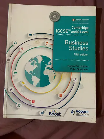 Cambridge IGCSE and O Level Business Studies (5th edition) - Hodder Education