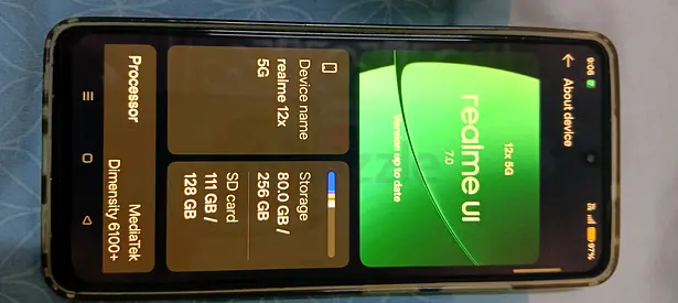 Realme 12x 5G - 256GB, 16GB RAM, 5G fastest mobile, Good Condition