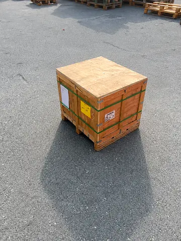 Used Wooden Shipping Crate / Pallet Box - Sturdy Export Packaging
