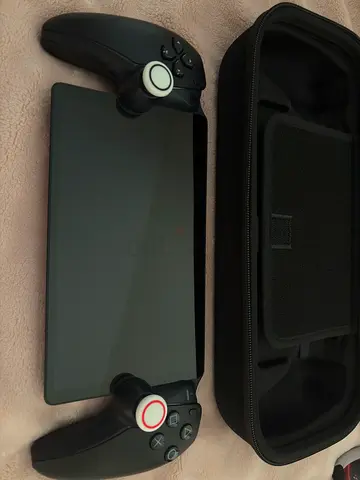 Playstation Portal detachable controller grips with carry case - good condition still brand new