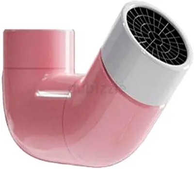 Portable Pink Hair Dryer Attachment / Mini Curler (New)