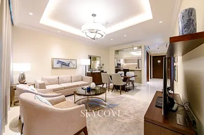Premium 1BR | Fully Furnished | Burj Khalifa View