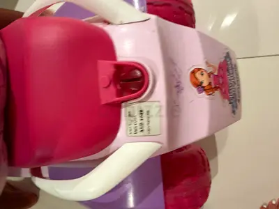 Pink Princess Ride-On Toddler Scooter / Push Car