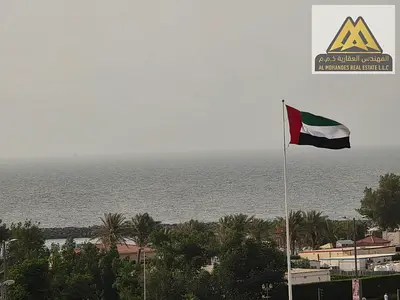 Two-bedroom apartment for annual rent Marina view | Balcony | Built-in wardrobes | Very spacious | Next to Diwan Towers