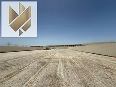 Open yard for rent in Industrial Area 18, Sharjah Total area: 20,000 sq ft Only for storage purposes