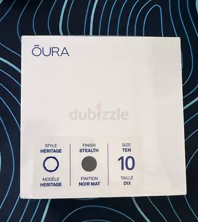 Oura Ring Gen3 Heritage - Stealth- Size 10