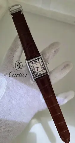 Cartier tank mens watch