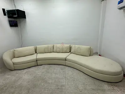 Like new condition cratebarrel corner sofa