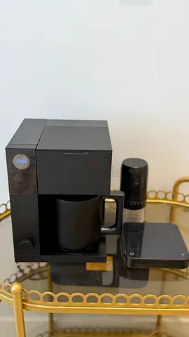 Compact Single-Serve Coffee  Espresso Machine - Black