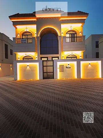 Luxury corner villa with pool for sale in Al-Haliyo 2 opposite Azha, including registration fees
