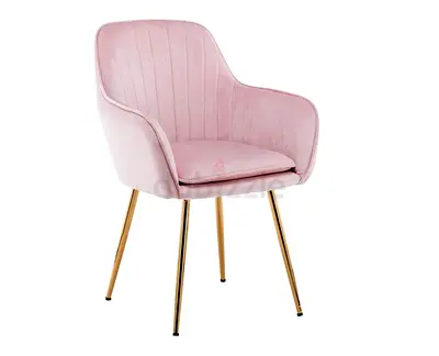 Ella Velvet Chair (Gold legs)