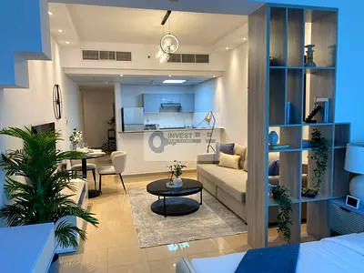 Furnished Studio | Marina Diamond 3 | Balcony Pool View