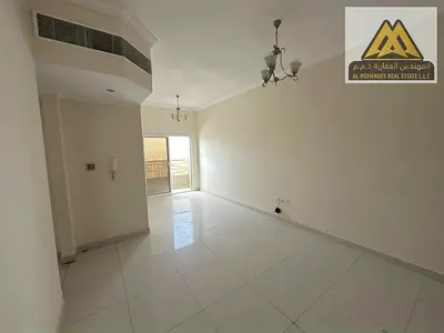 Two bedrooms, a living room, two bathrooms, a balcony, and a large area in Al-Na'imah 1