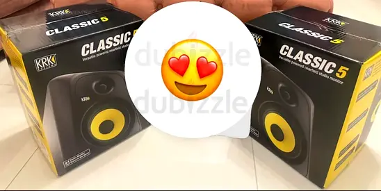 Pair of KRK Classic 5 Studio Monitors (New in Box)