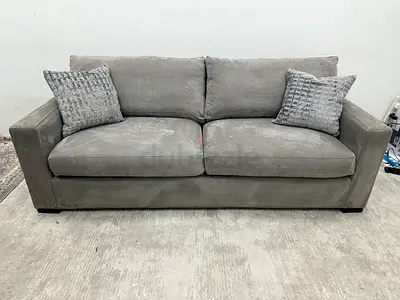 Still brand new cratebarrel three seater sofabed