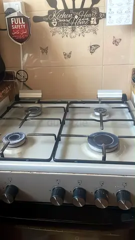 Used 4-Burner Gas Cooker with Oven - Good Working Condition