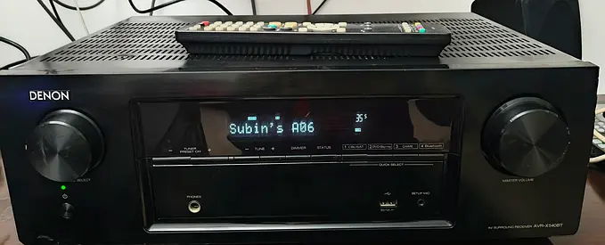 Denon amplifier with built in Bluetooth AVR-X540BT