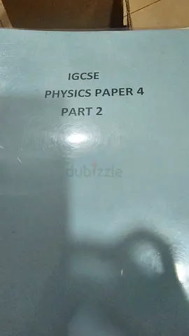 IGSCE Physics past paper book for sale.