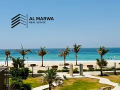 Beach View || Luxurious 2BR + Maids Room || Chiller Free || Private Beach Access || Parking Free