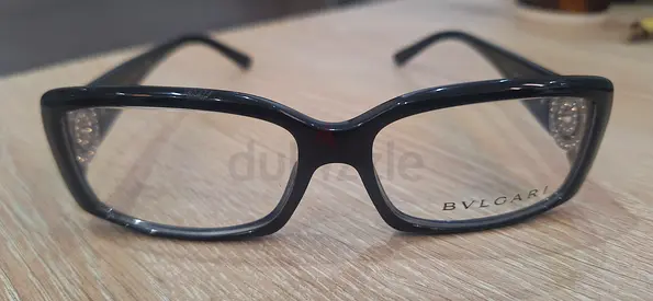 Bvlgari womens black eyeglass frames - gently used
