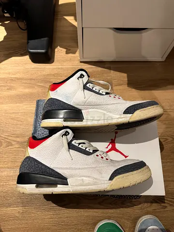 Jordan 3 Fire Red Denim 2020 Japan release